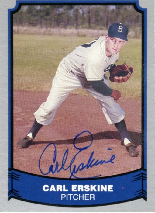 Carl Erskine autograph
