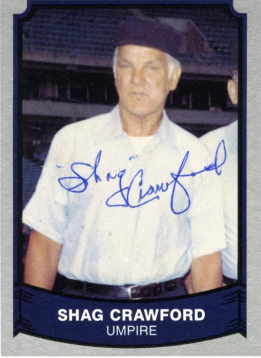 Shag Crawford autograph