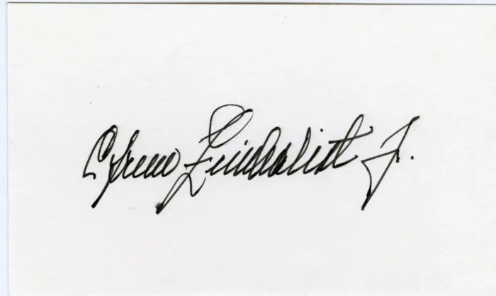 Efrem Zimbalist, Jr. autograph