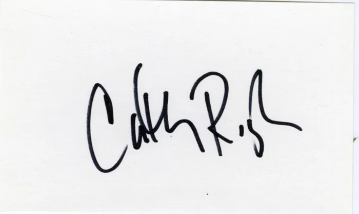 Cathy Rigby autograph