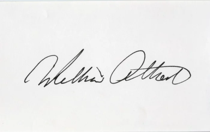 William Atherton autograph