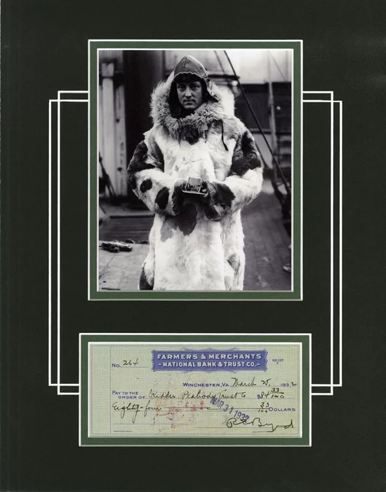 Richard E. Byrd autograph