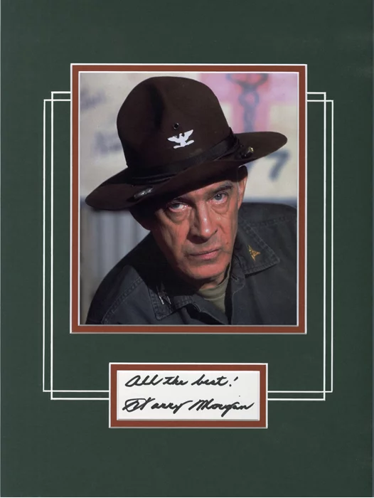 Harry Morgan autograph