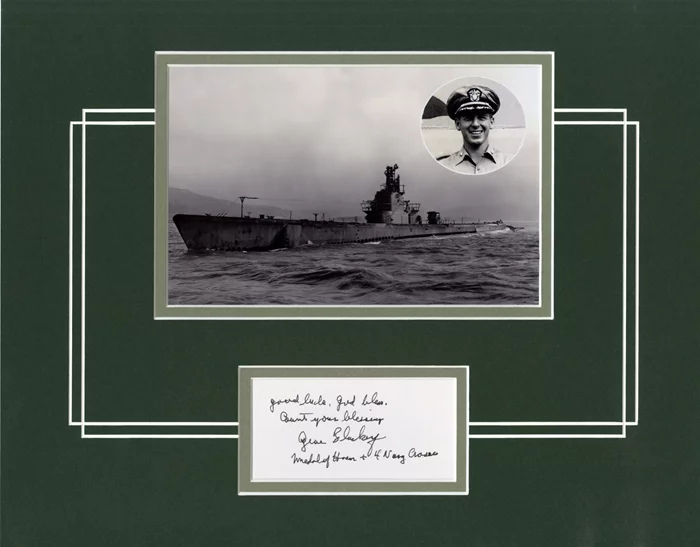 Eugene B. Fluckey autograph