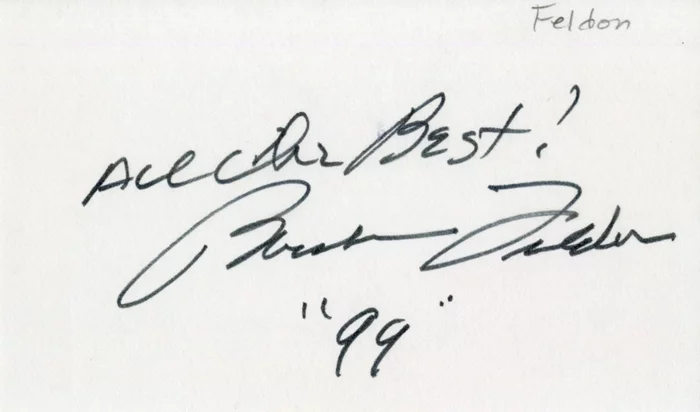 Barbara Feldon autograph