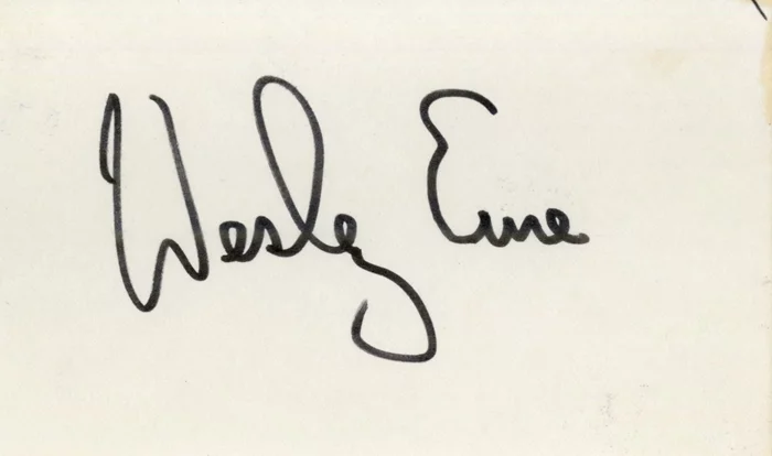 Wesley Eure autograph