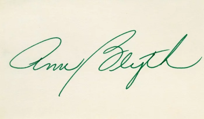 Ann Blyth autograph