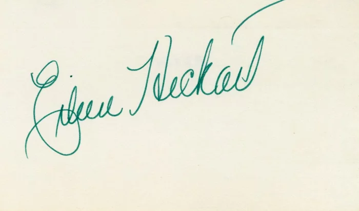 Eileen Heckart autograph