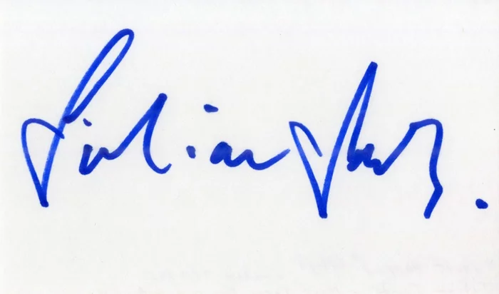 Julian Sands autograph