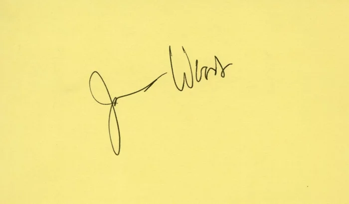 James Woods autograph
