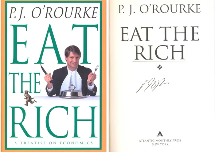 P.J. O'Rourke autograph