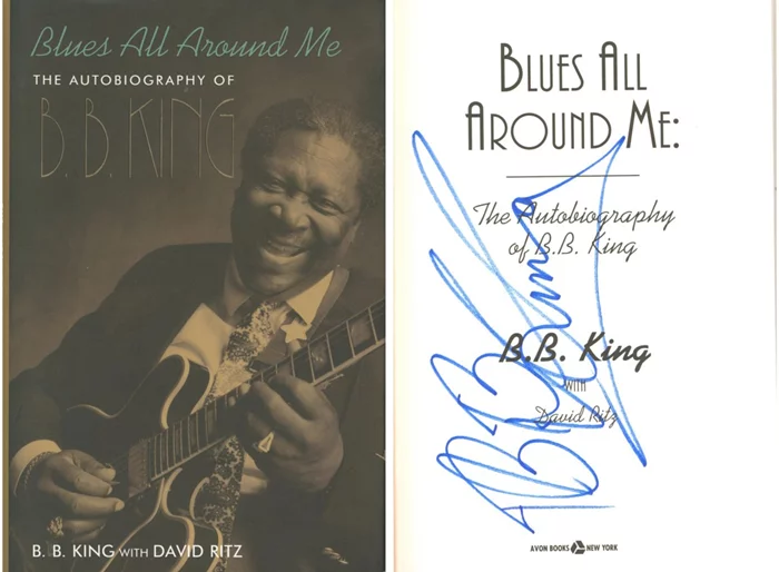 B.B. King autograph