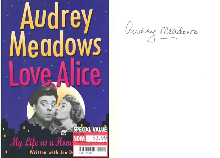 Audrey Meadows autograph