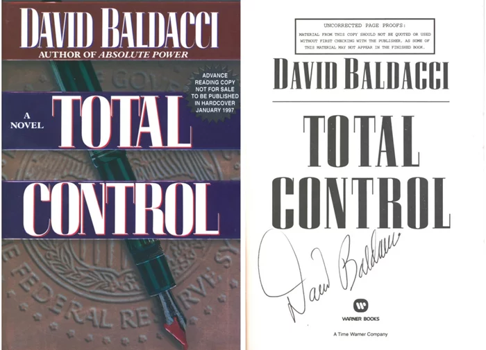 David Baldacci autograph