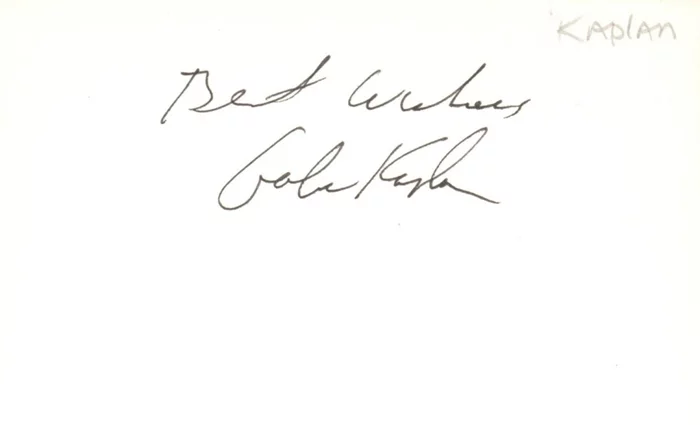 Gabe Kaplan autograph