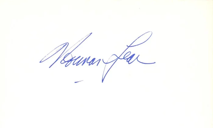 Norman Lear autograph