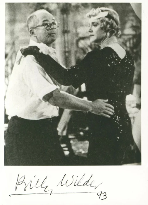 Billy Wilder autograph