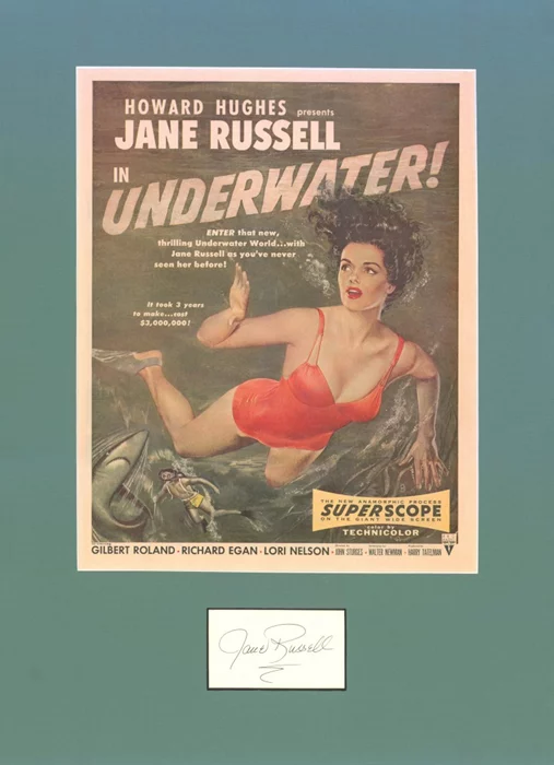Jane Russell autograph