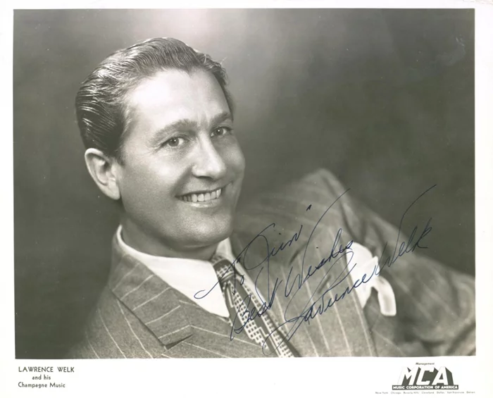 Lawrence Welk autograph