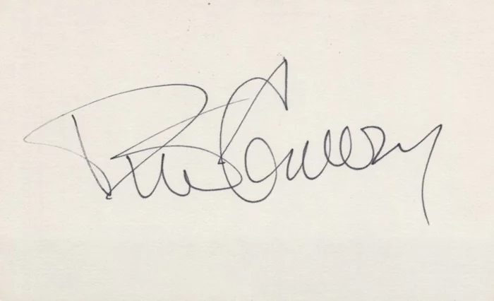 Tim Conway autograph
