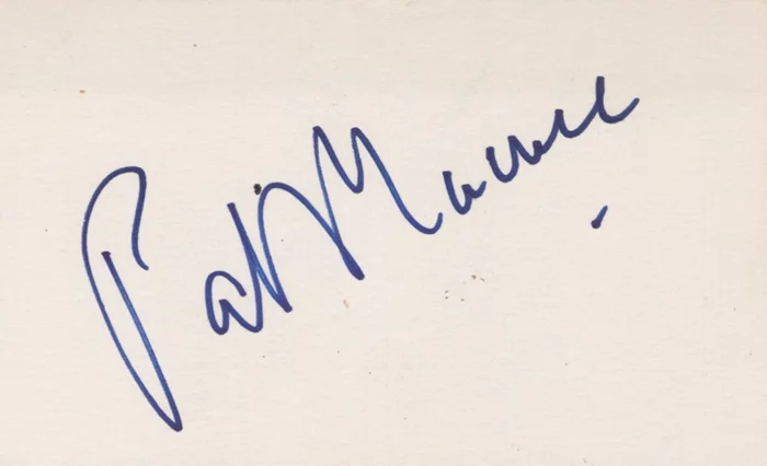 Patrick MacNee autograph