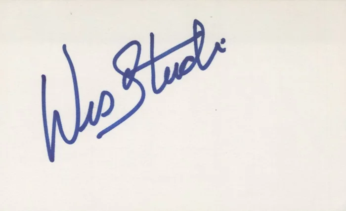 Wes Studi autograph