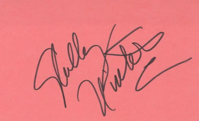 Shelley Winters autograph