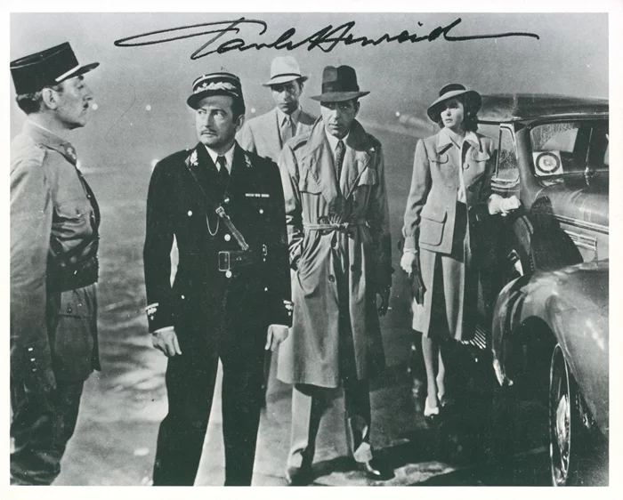 Paul Henreid autograph