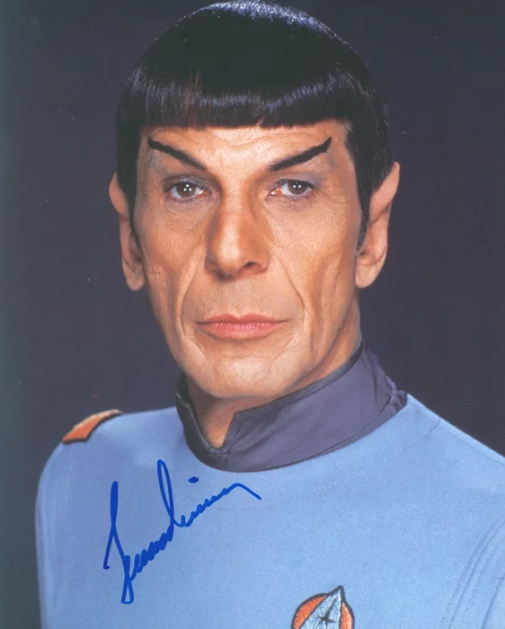 Leonard Nimoy autograph