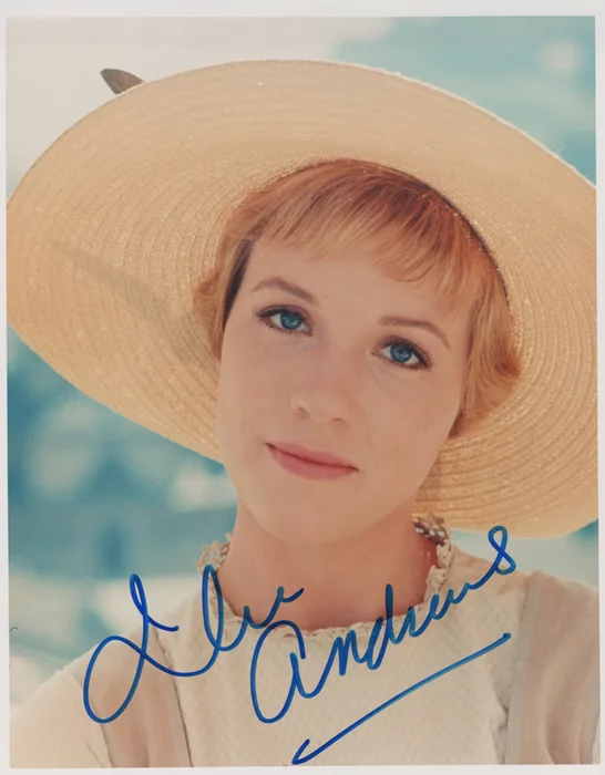 Julie Andrews autograph