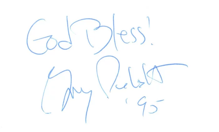 Gary Puckett autograph