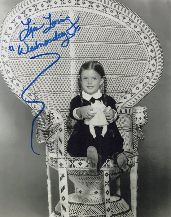 Lisa Loring autograph