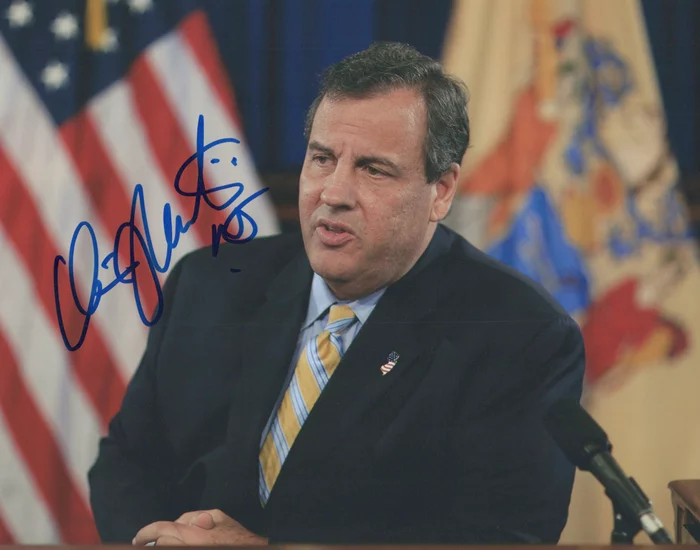 Chris Christie autograph