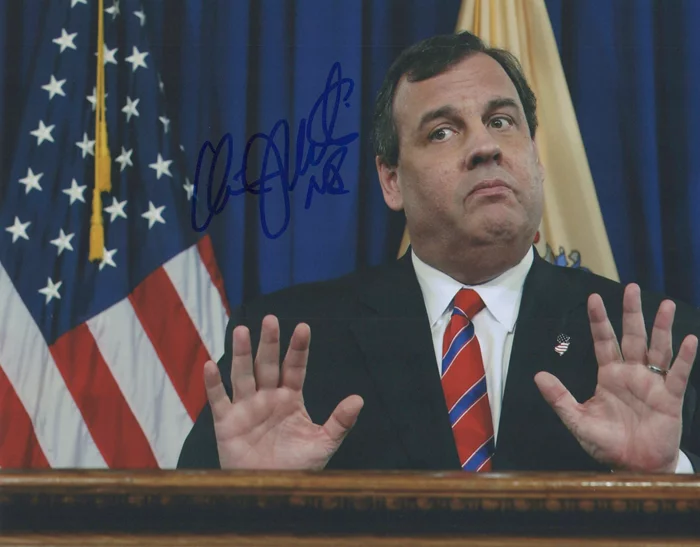 Chris Christie autograph