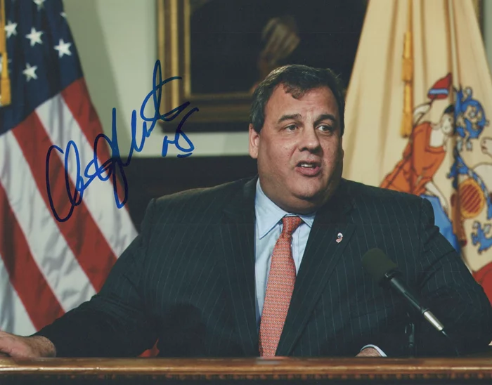 Chris Christie autograph