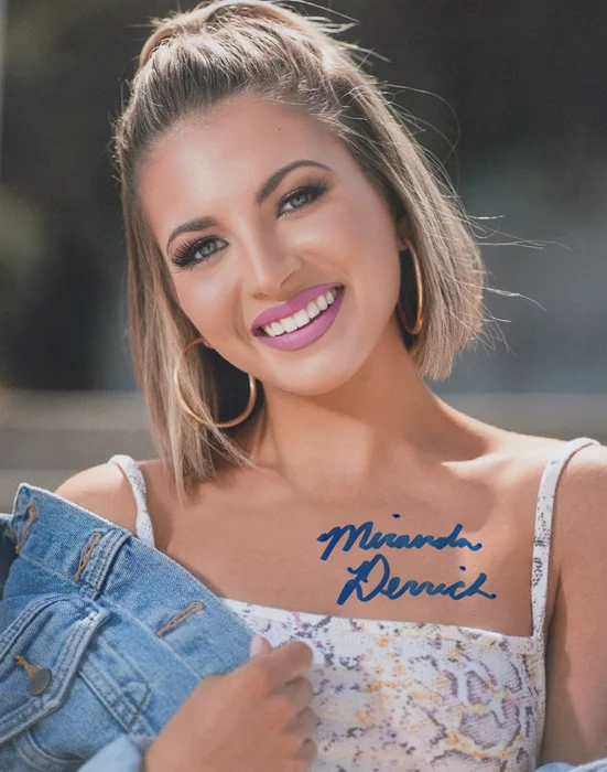 Miranda Derrick autograph