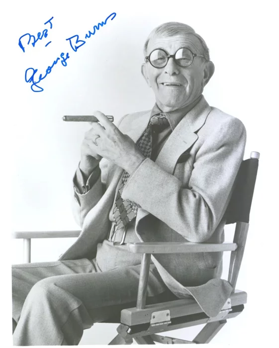 George Burns autograph