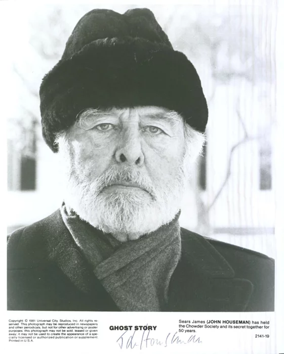 John Houseman autograph