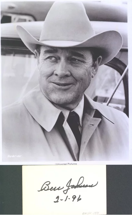 Ben Johnson autograph