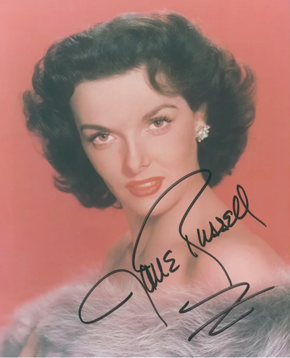 Jane Russell autograph