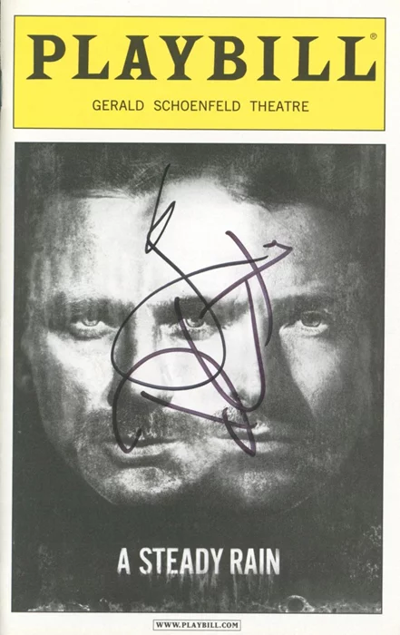 A Steady Rain autograph