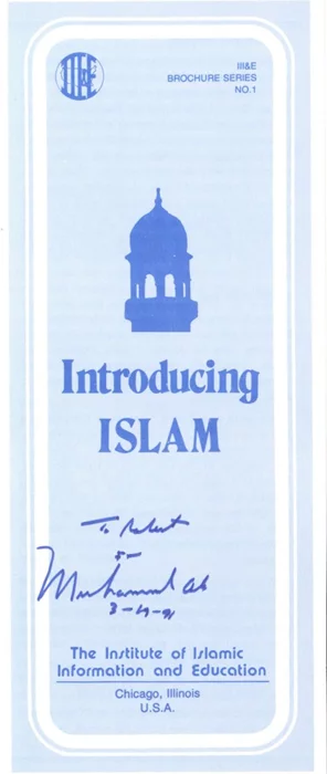 Muhammad Ali autograph