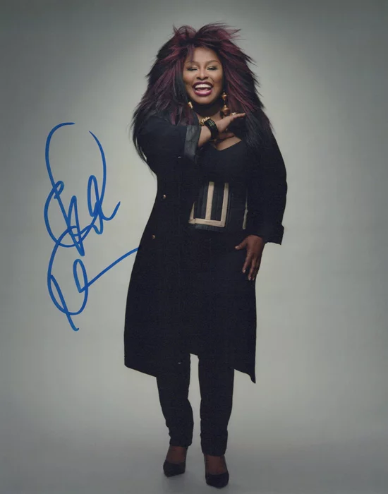 Chaka Khan autograph