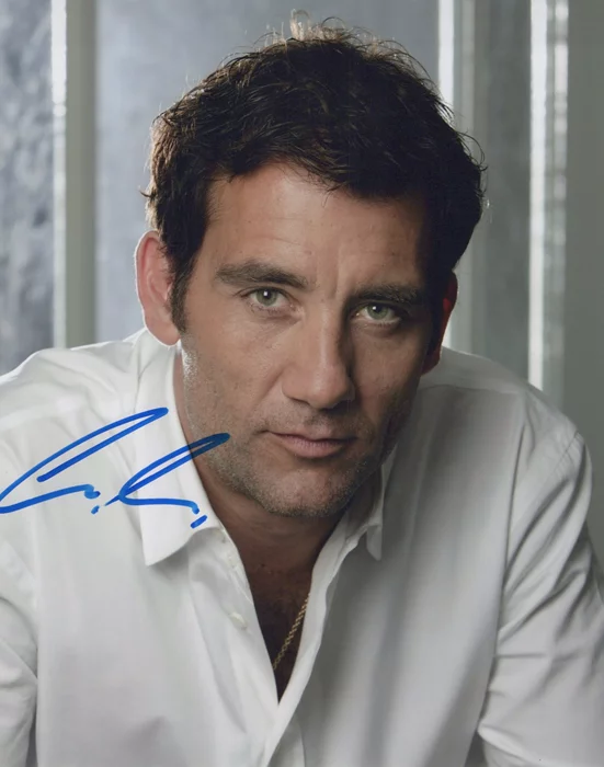 Clive Owen autograph