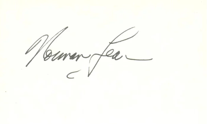 Norman Lear autograph