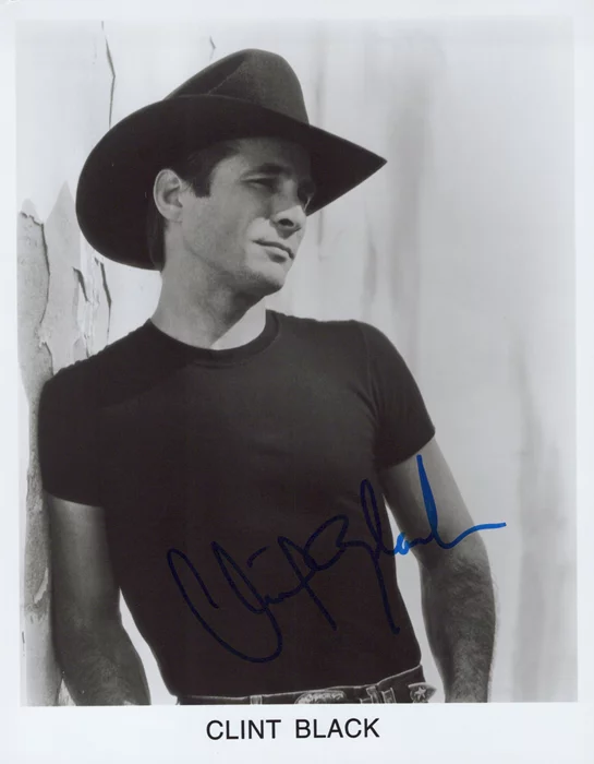 Clint Black autograph