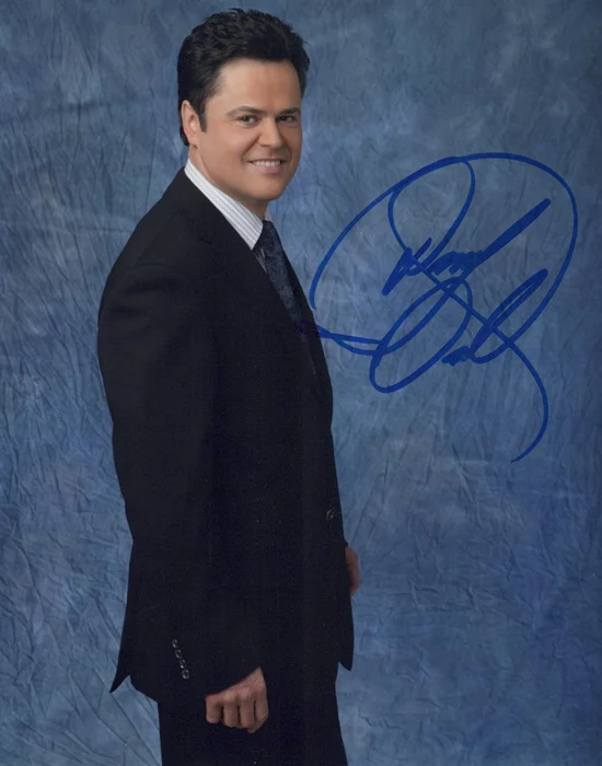 Donny Osmond autograph