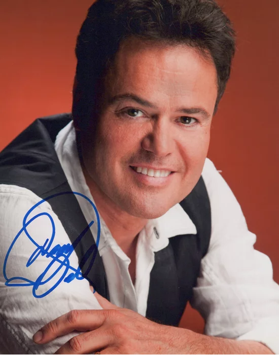 Donny Osmond autograph