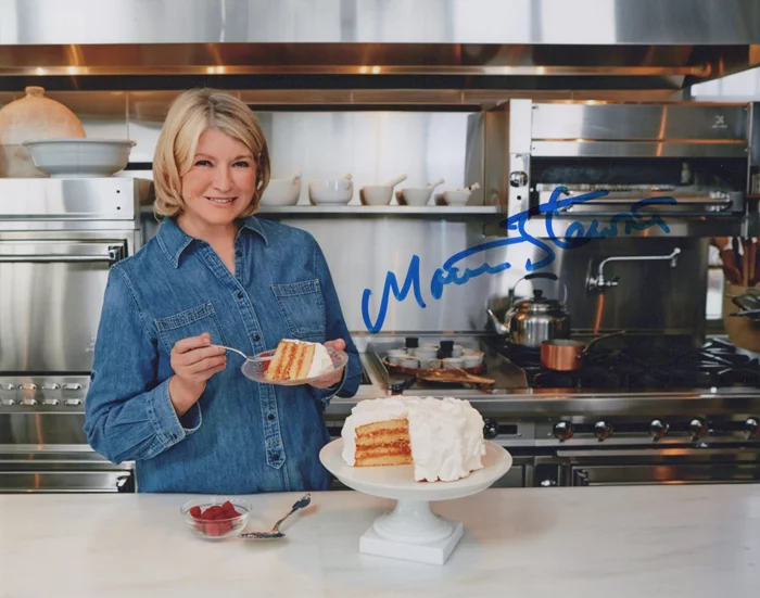 Martha Stewart autograph