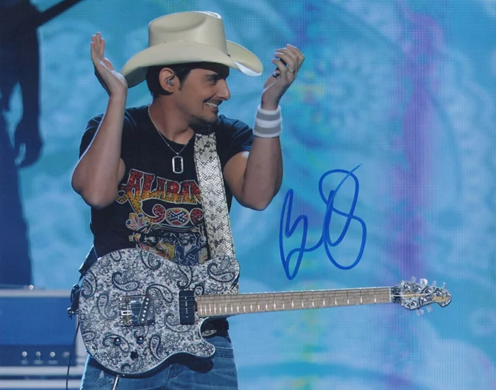 Brad Paisley autograph